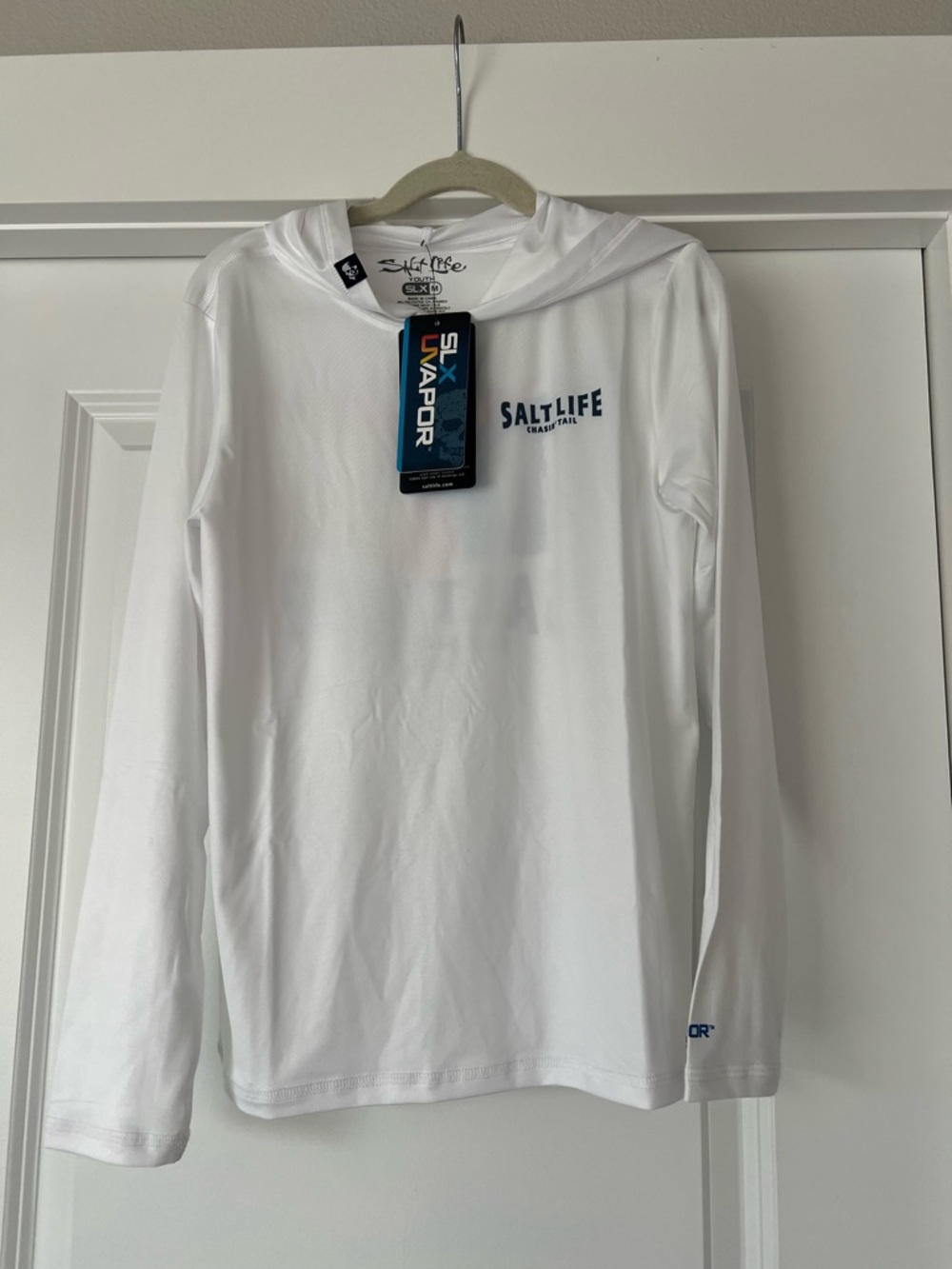 Salt Life SLX Performance Youth Size M White